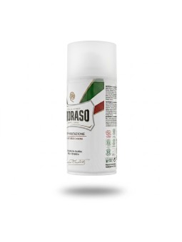 Espuma de Afeitar Té Verde y Avena Proraso 300ml.