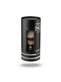 Epsilon Synthetic Shaving Brush Metallic Black Handle 48/24mm