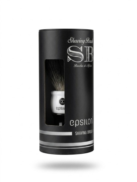 Epsilon Black Fibre Black & White Shaving Brush 54/26mm
