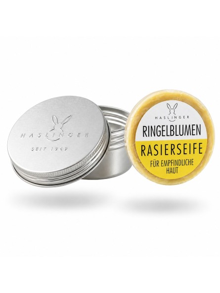 Haslinger Calendula Shaving Soap with Case 60gr