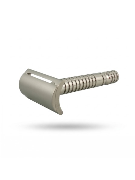 Razorock Baby Smooth Satin Silver Anodized Safety Razor