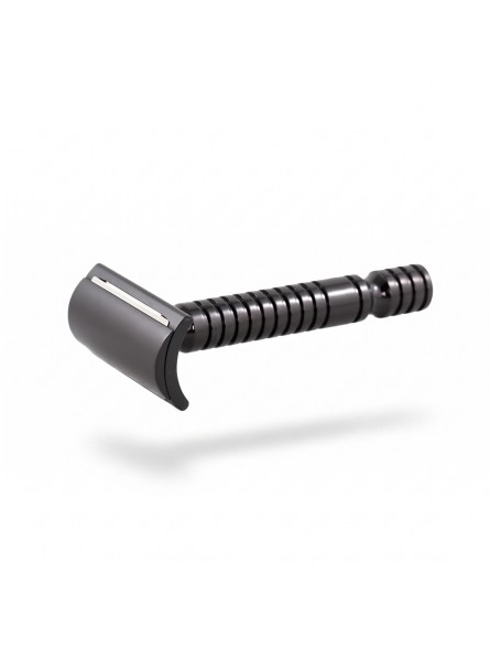 Maquinilla de Afeitar Clásica Baby Smooth Negro Anodizado Ra