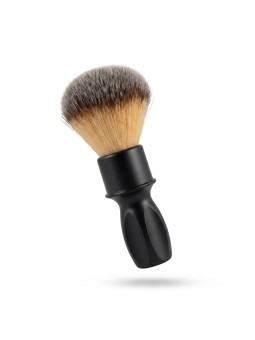 Razorock Plissoft Matte Black 400 Silvertip Fibre Shaving Brush 24mm