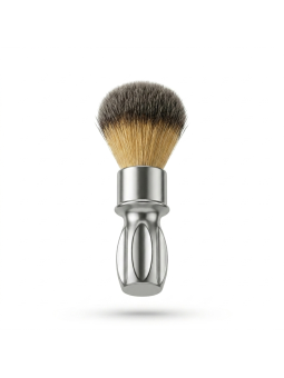 RazoRock 400 Original Plissoft Synthetic Shaving Brush Silver Handle