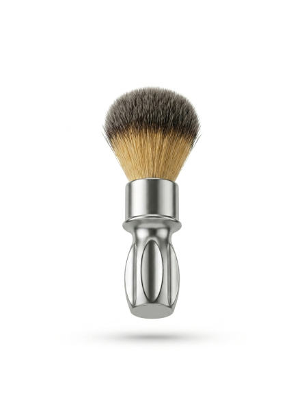 RazoRock 400 Original Plissoft Synthetic Shaving Brush Silver Handle