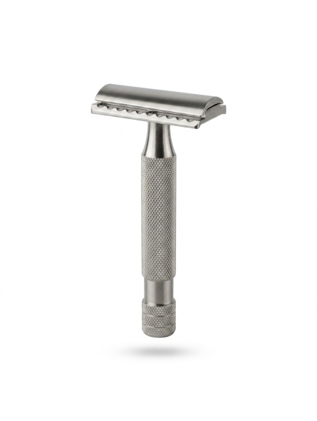 Maquinilla de Afeitar Slant Peine Cerrado Titanium Acabado Brillo Above The Tie