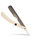 Navaja Barbero Acero Inoxidable Parker PTW Blanca