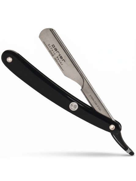 Parker PTB Black Stainless Steel Barber Razor
