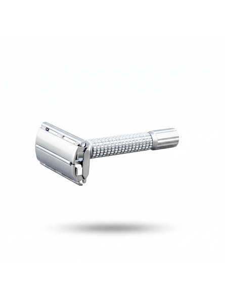 Epsilon Double Edge Butterfly Safety Razor Matt Silver