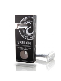 Epsilon Double Edge Butterfly Safety Razor Matt Silver