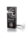 Epsilon Double Edge Butterfly Safety Razor Matt Silver