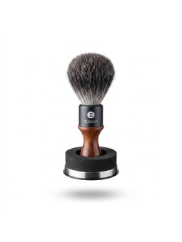 Epsilon Black Badger Shaving Brush African Blackwood 50/21mm