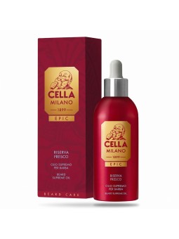 Cella Milano Epic Riserva Fresh Beard Oil with Sandalwood 50ml