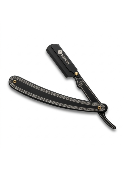 Navaja De Afeitar Premium Negra Epsilon