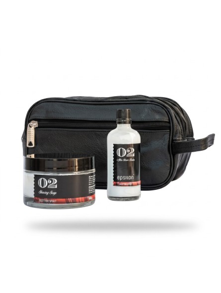 Epsilon Promotion Scottish Spirit Black Shaving Set