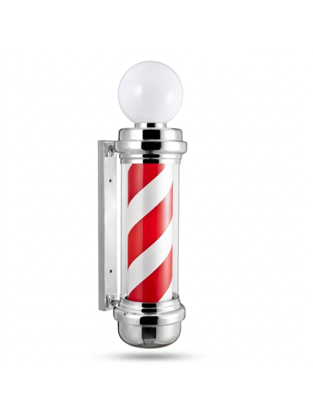 Polo Barbero Rojo & Blanco con Esfera Epsilon