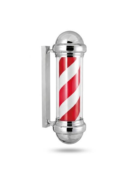 Polo Barbero Rojo & Blanco Epsilon