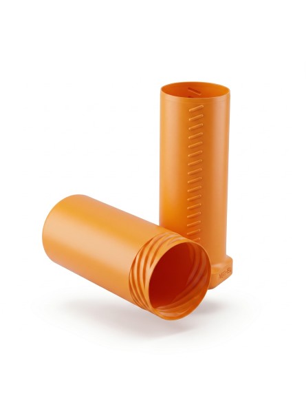 Tubo Viaje Naranja Brocha de Afeitar Epsilon