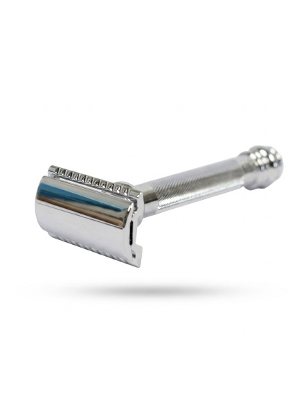Merkur 38C HD Long Handle Barber Pole Safety Razor