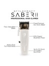 Máquina Cortar Pelo Profesional Clipper Saber 2.0 Blanca StyleCraft