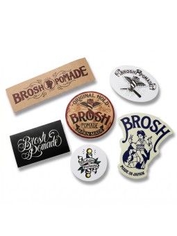 Pack 6 pegatinas Brosh