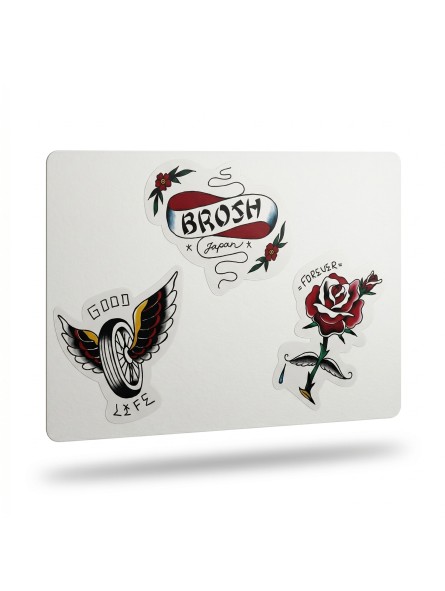 Hoja de Pegatina Brosh Nº3