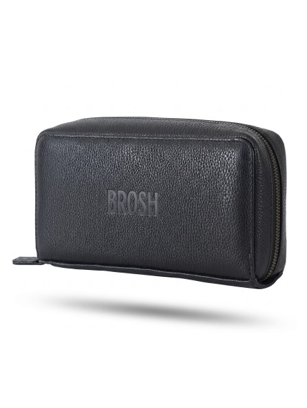 Brosh Travel Bag Leather Black