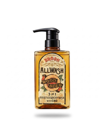 Brosh 3 in 1 Soap for Face, Body & Hair 400 ml