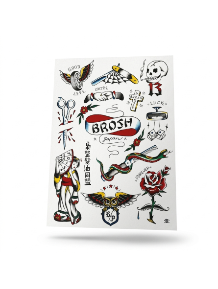 Brosh Traditional Poster