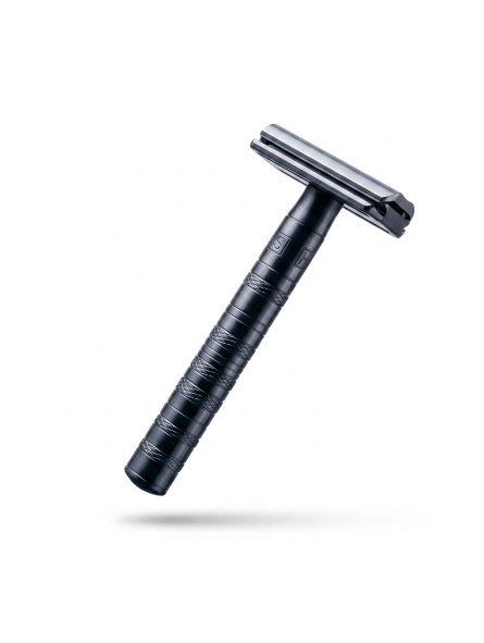 Maquinilla de Afeitar Clásica Aluminio Gris Agresividad Fuerte Henson Shaving