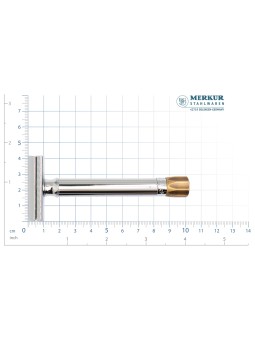 Merkur Progress Adjustable DE Safety Razor 510 Antique Brass