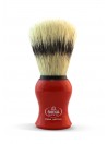 Brocha Afeitar Cerda Omega Rojo con Soporte