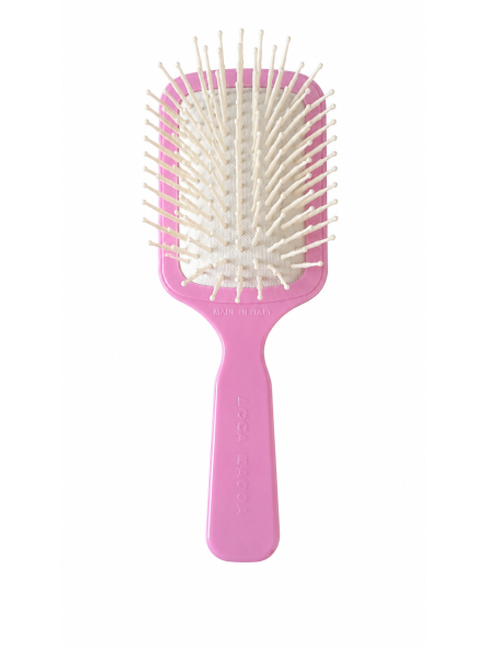 Cepillo Mini Pala Moda Pins Plástico Rosa Acca Kappa