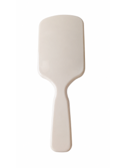 Acca Kappa Moda Beige Mini Paddle Brush Plastic Pom Pins