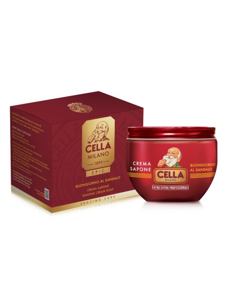 Cella Milano Epic Shaving Cream Buongiorno al Sandalo 300ml