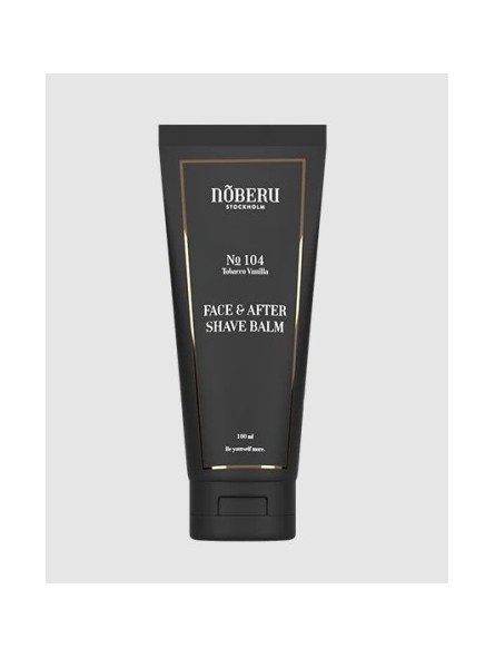 Noberu of Sweden Tobacco Vanilla Face & After Shave Balm 100ml