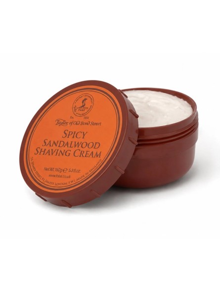 Taylor of Old Bond Street Spicy Sandalwood Shaving Cream Bowl 150gr