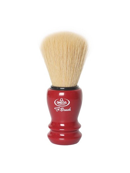 Brocha de Afeitar Pelo Sintético Omega Granate