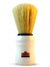Omega Professional Nº49 Pure Bristle Shaving Brush White Handle