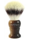 Edwin Jagger Shaving Brush Synthetic Silver Tip Light Horn XL