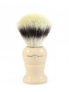 Edwin Jagger Shaving Brush Synthetic Silver Tip Ebony L