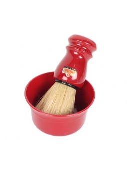 Bol Afeitado Omega Rojo