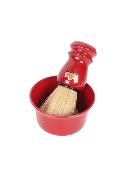 Bol Afeitado Omega Rojo