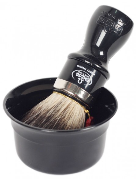 Omega Black Shaving Bowl 