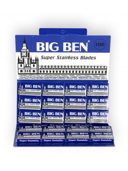 100 Double Edge Blades Big Ben Super Stainless