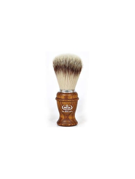 Brocha de Afeitar Pelo Sintético "Hi Brush" Blanca Omega 
