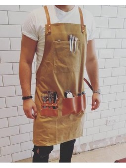Barber Pro Barber Apron Desert Sand