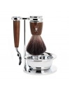 Set Afeitado Mühle Brocha de Afeitar, Soporte, Bol & Maquinilla Mach3 Serie Rytmo