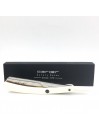 Navaja Barbero Acero Inoxidable Parker PTW Blanca