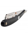 Navaja Barbero Acero Inoxidable Parker 33R Negra